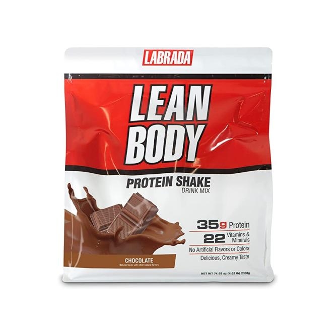 ラブラダ リーン ボディ プロテイン シェイク 4.63 ポンド、30 回分 (2.1 Kg)