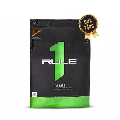 Rule1 R1 ポンド ゲイナー ミルク、12 ポンド (20 サービング)