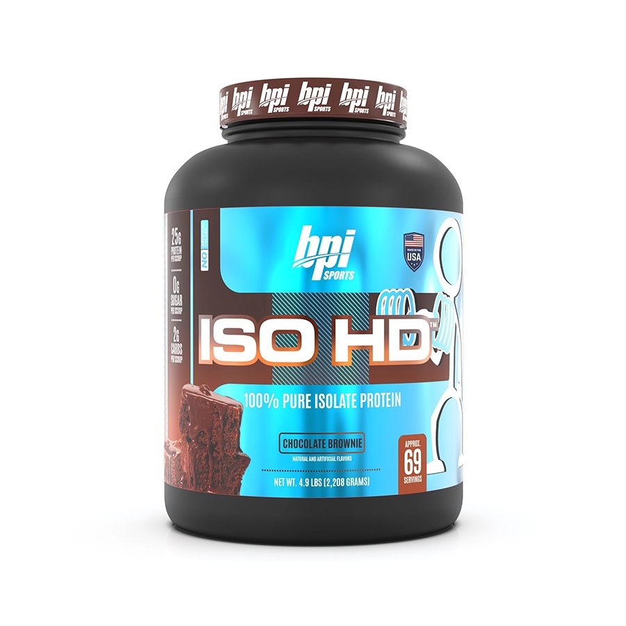 Bpi Iso Hd 100% ピュア アイソレート プロテイン、5 ポンド (69 食分)