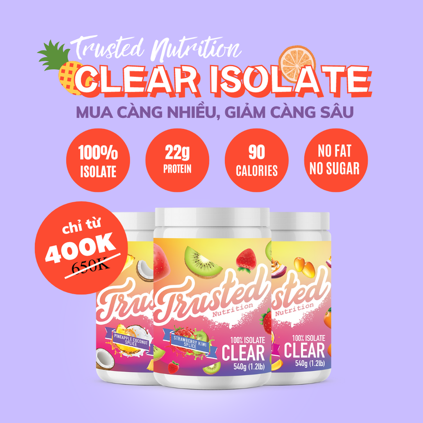 [SUPER SAVING COMBO] Trusted Whey Clear Isolate – Trusted Nutrition