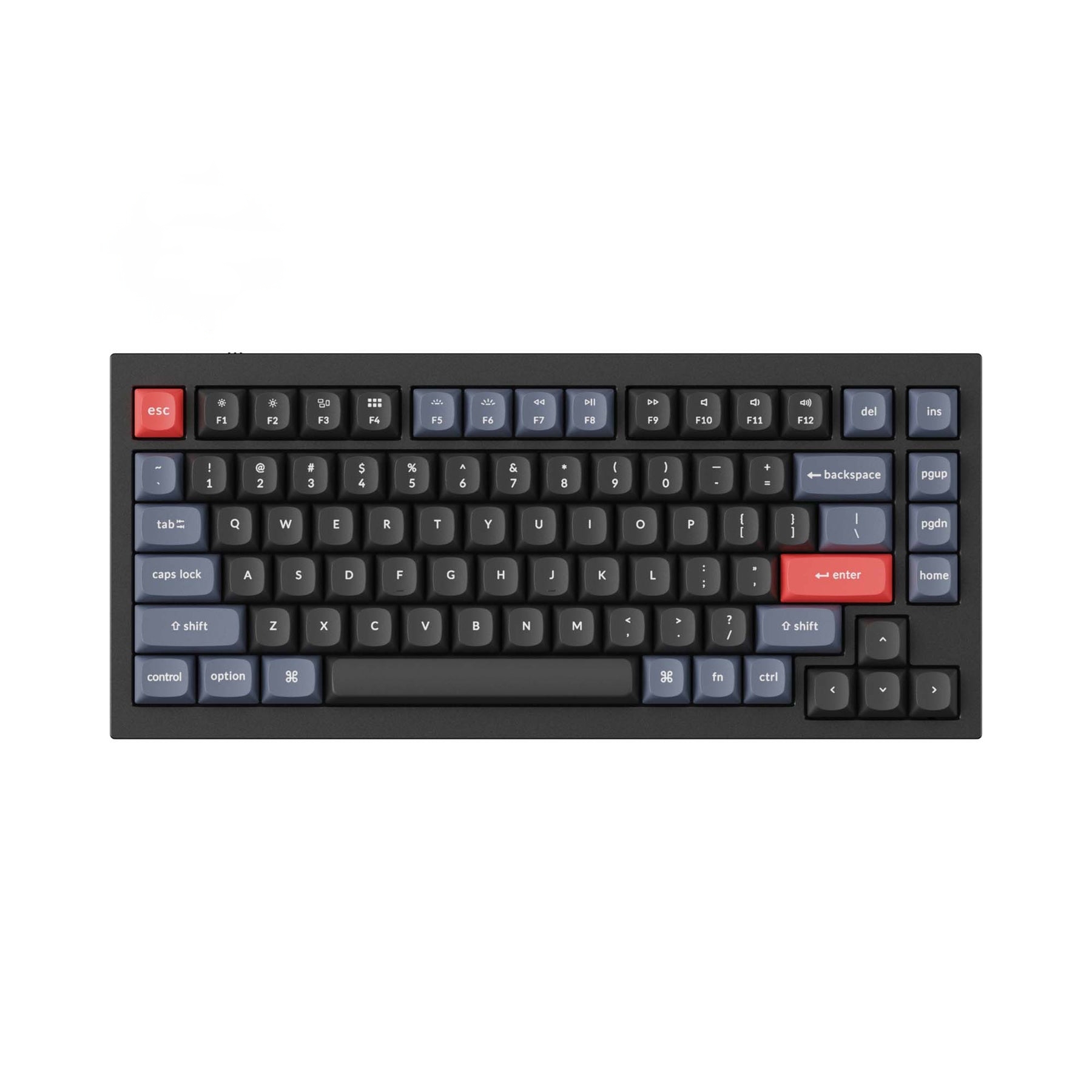 Keychron Q1v2 - フルバージョン - LED RGB - ホットスワップ - ノブなし