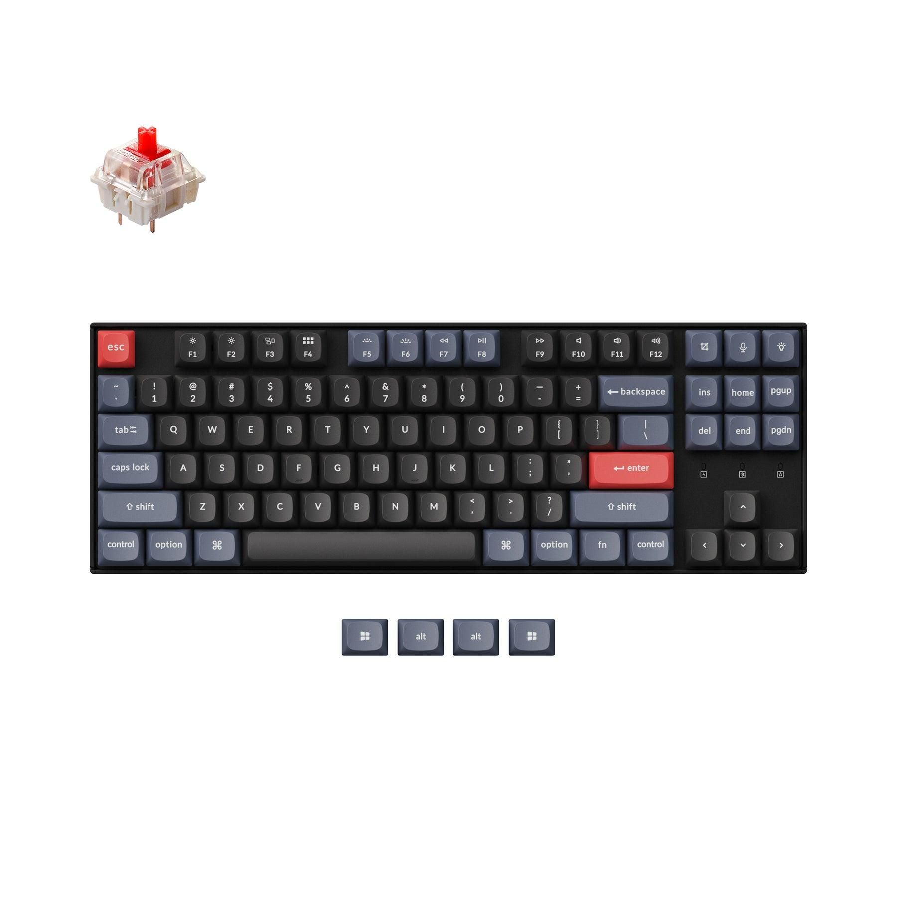 Keychron K8 Pro - フルバージョン - プラスチック - シングル LED - ホットスワップ - Gateron G Pro